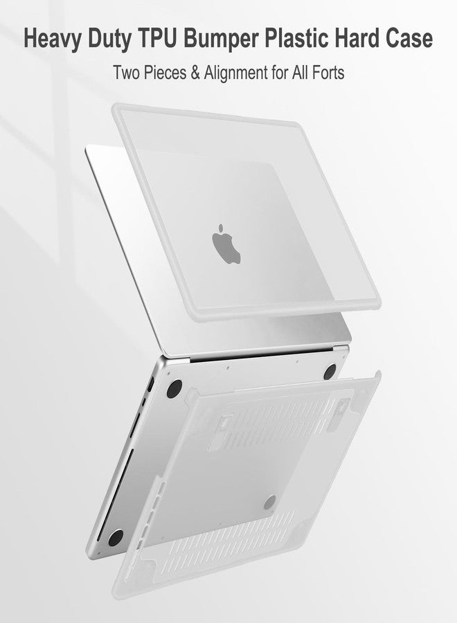 موسيسو غطاء MOSISO متوافق مع MacBook Pro مقاس 14 بوصة، طرازات M5، M4، M3، M2، شفاف غير لامع - Image 3