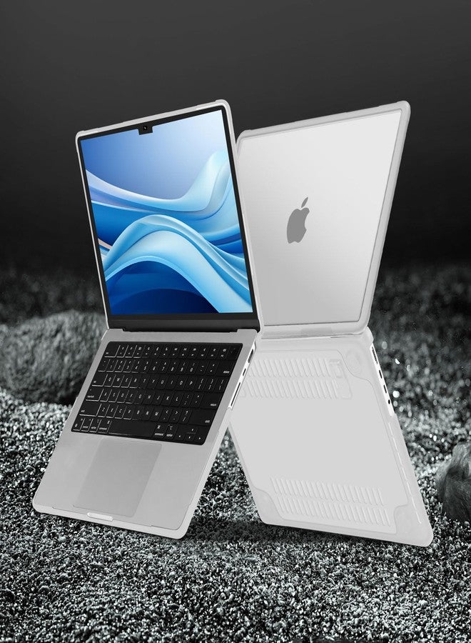 موسيسو غطاء MOSISO متوافق مع MacBook Pro مقاس 14 بوصة، طرازات M5، M4، M3، M2، شفاف غير لامع - Image 4
