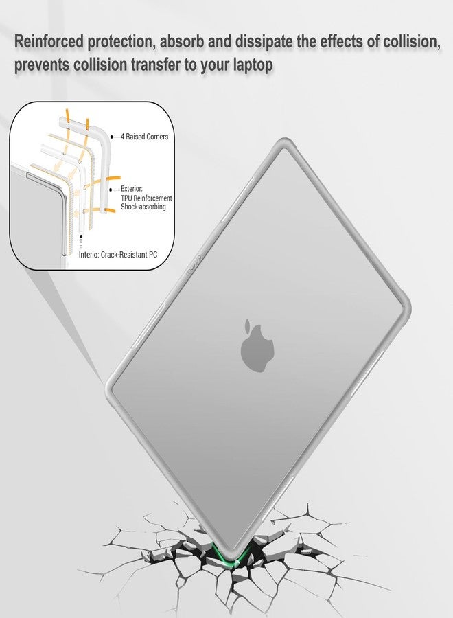 موسيسو غطاء MOSISO متوافق مع MacBook Pro مقاس 14 بوصة، طرازات M5، M4، M3، M2، شفاف غير لامع - Image 2