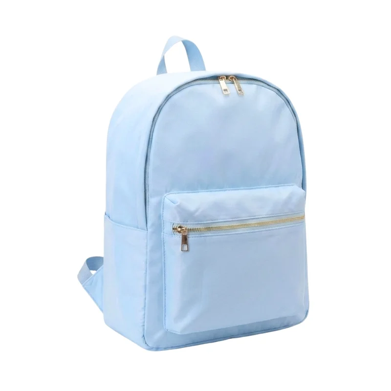 القبيلة السعيدة Personalised Backpack, Baby Blue