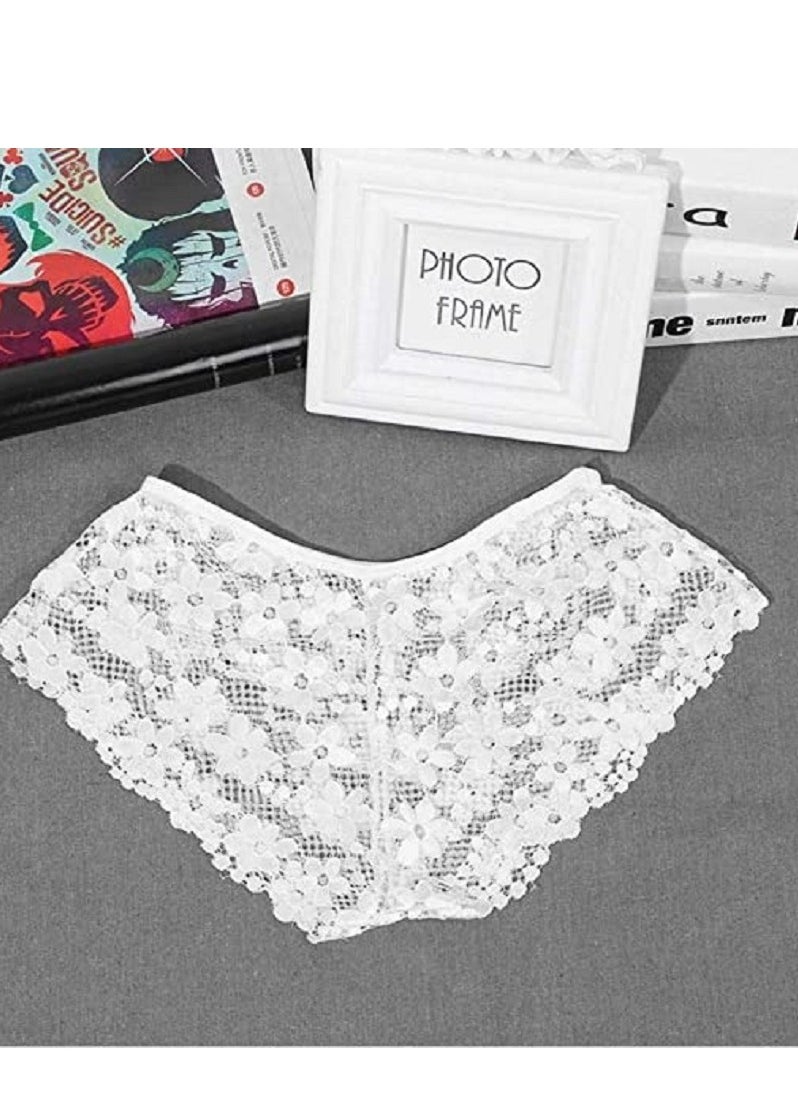 Generic Women Lace Thong Underwear Low Waist G-String Briefs Lingerie Thong Panty .  - Image 1