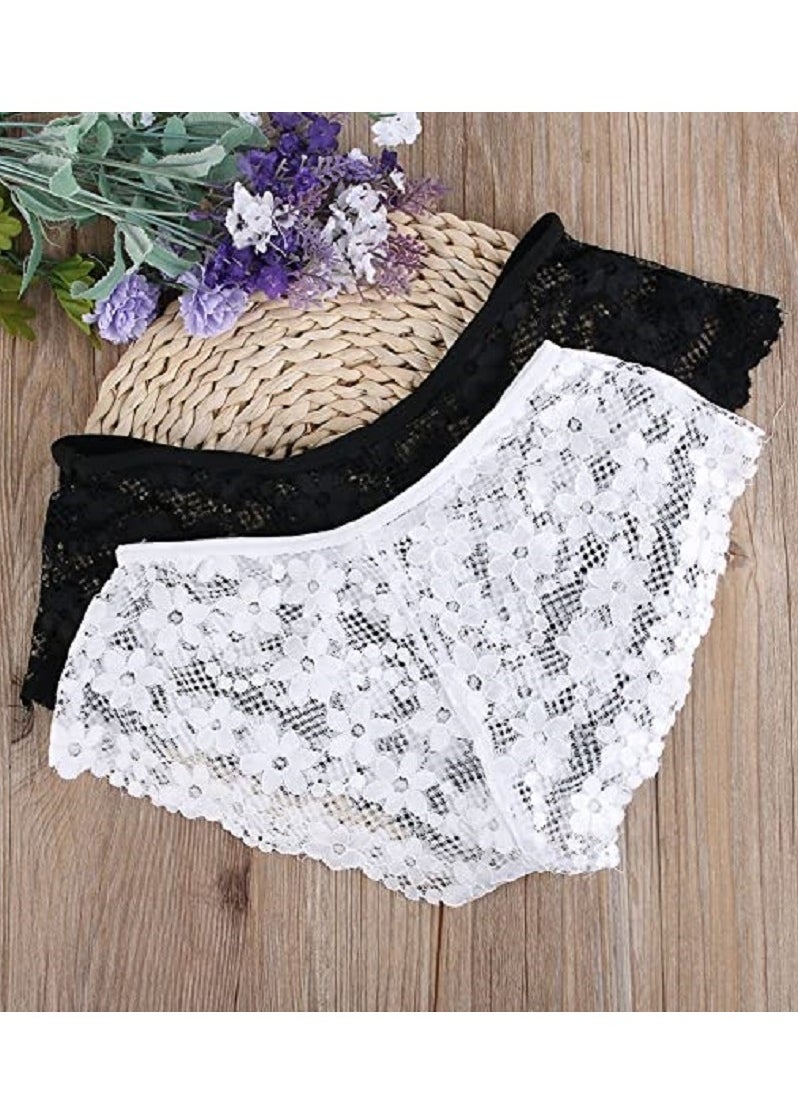 Generic Women Lace Thong Underwear Low Waist G-String Briefs Lingerie Thong Panty .  - Image 3