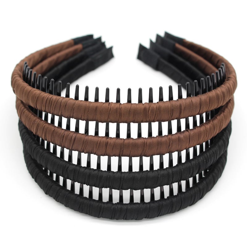 JOBAND Women's hair accessories non slip headband for women hair bands for women's hair Suitable Daily Use,Spa,Parties and Yoga(pack of 4) - Image 1