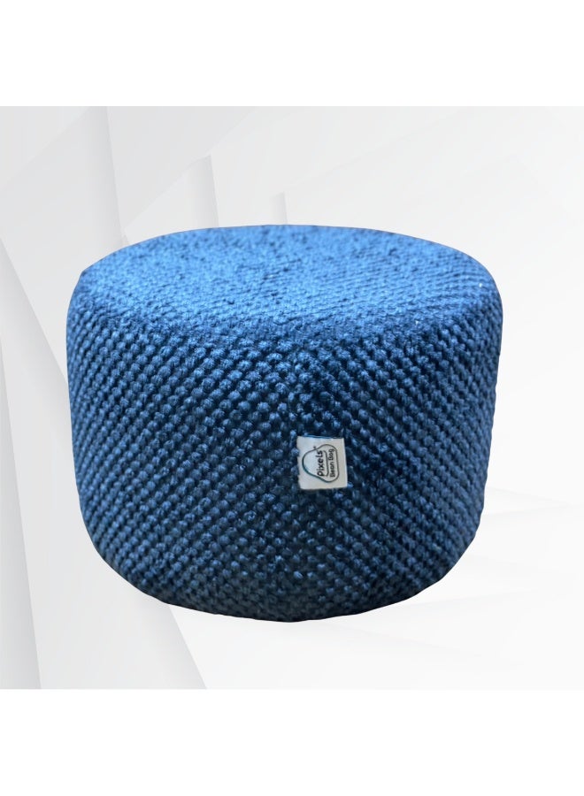 PixelsBeanBag Round Ottoman, for Living Room and Bedroom - Image 2