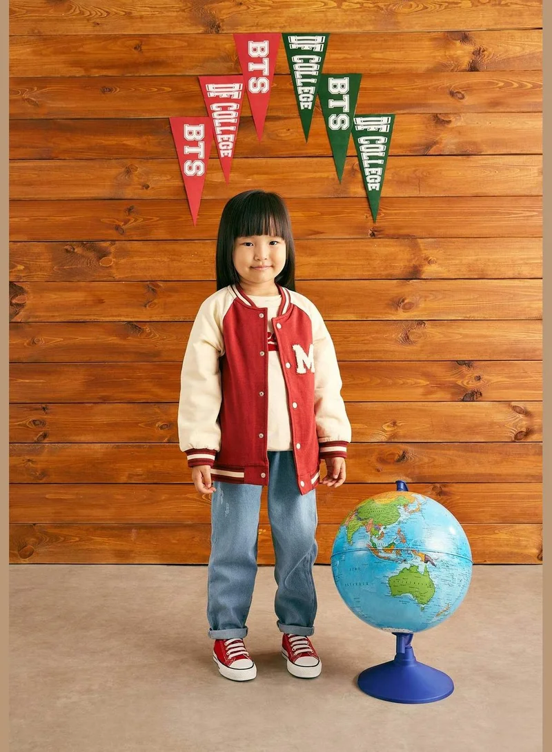 DeFacto BabyGirl Bomber Long Sleeve Knitted Cardigan