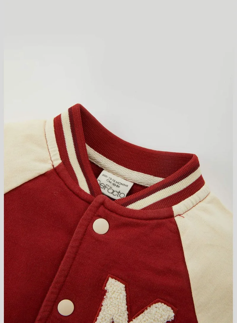 DeFacto BabyGirl Bomber Long Sleeve Knitted Cardigan
