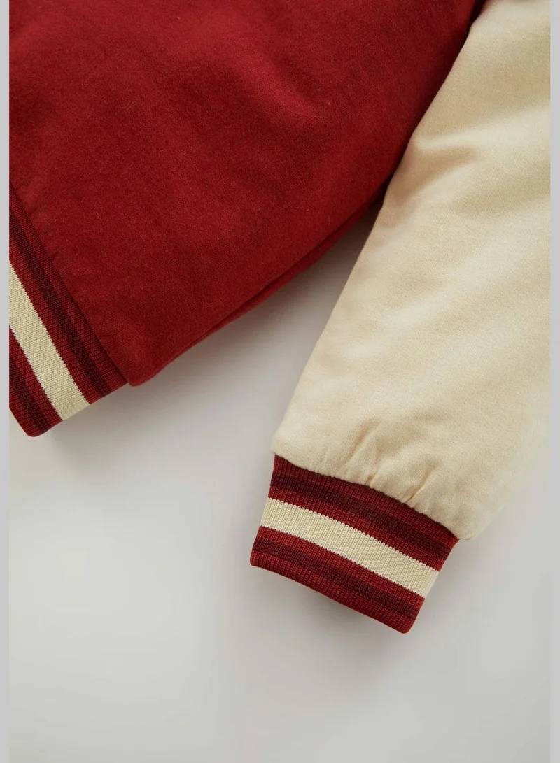 DeFacto BabyGirl Bomber Long Sleeve Knitted Cardigan