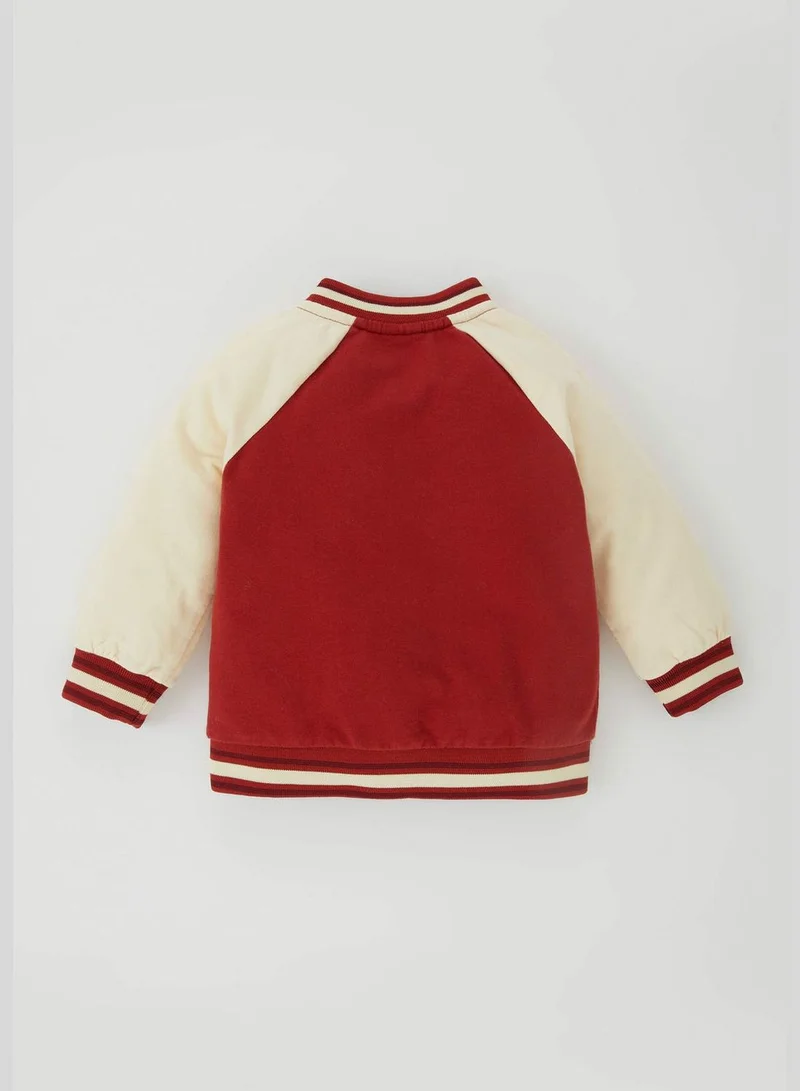 DeFacto BabyGirl Bomber Long Sleeve Knitted Cardigan