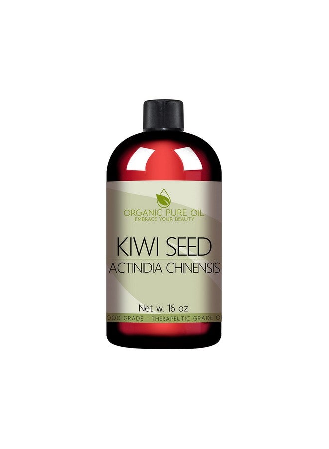OPO Kiwi Seed Oil16 Oz100% Pure All Natural Cold Pressed Unrefined Premium Therapeutic Grade Kiwi Oil Perfect For Hair Skin Scalp Body Care Moisturizer - Image 1