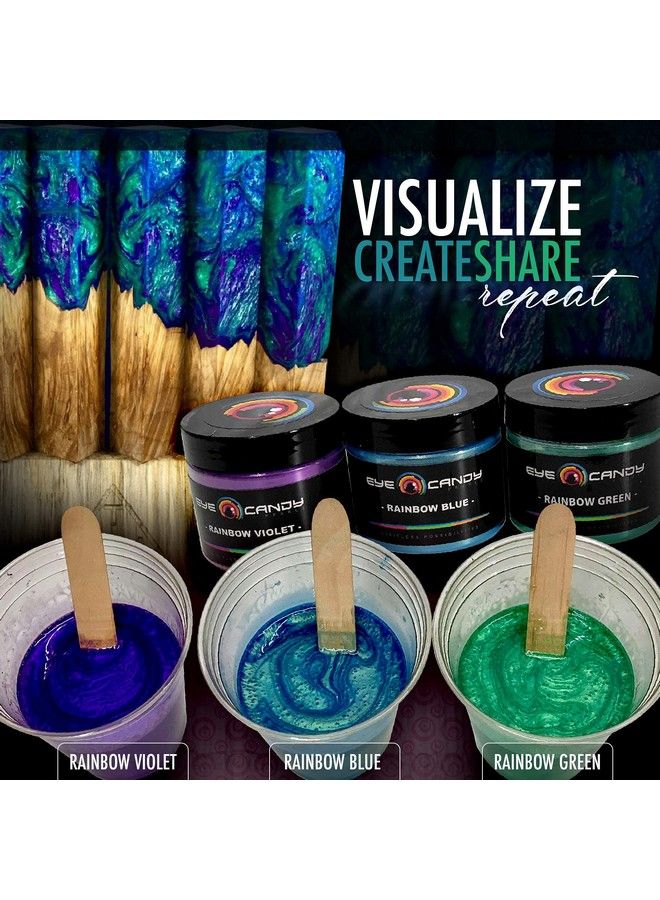 Eye Candy Premium Mica Powder Pigment “Rainbow Violet” (50G) Multipurpose Diy Arts And Crafts Additive Woodworking Epoxy Resin Paint Soap Bath Bombs Nail Polish Lip Balm (Rainbow Violet 50G) - Image 4