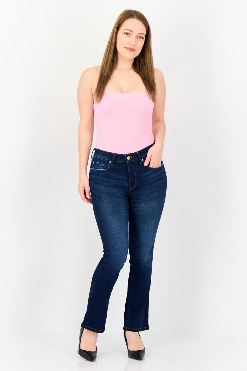 ONLY Jdy By Only Women Regular Fit Washed Stretchable Jeans, Blue - Image 4