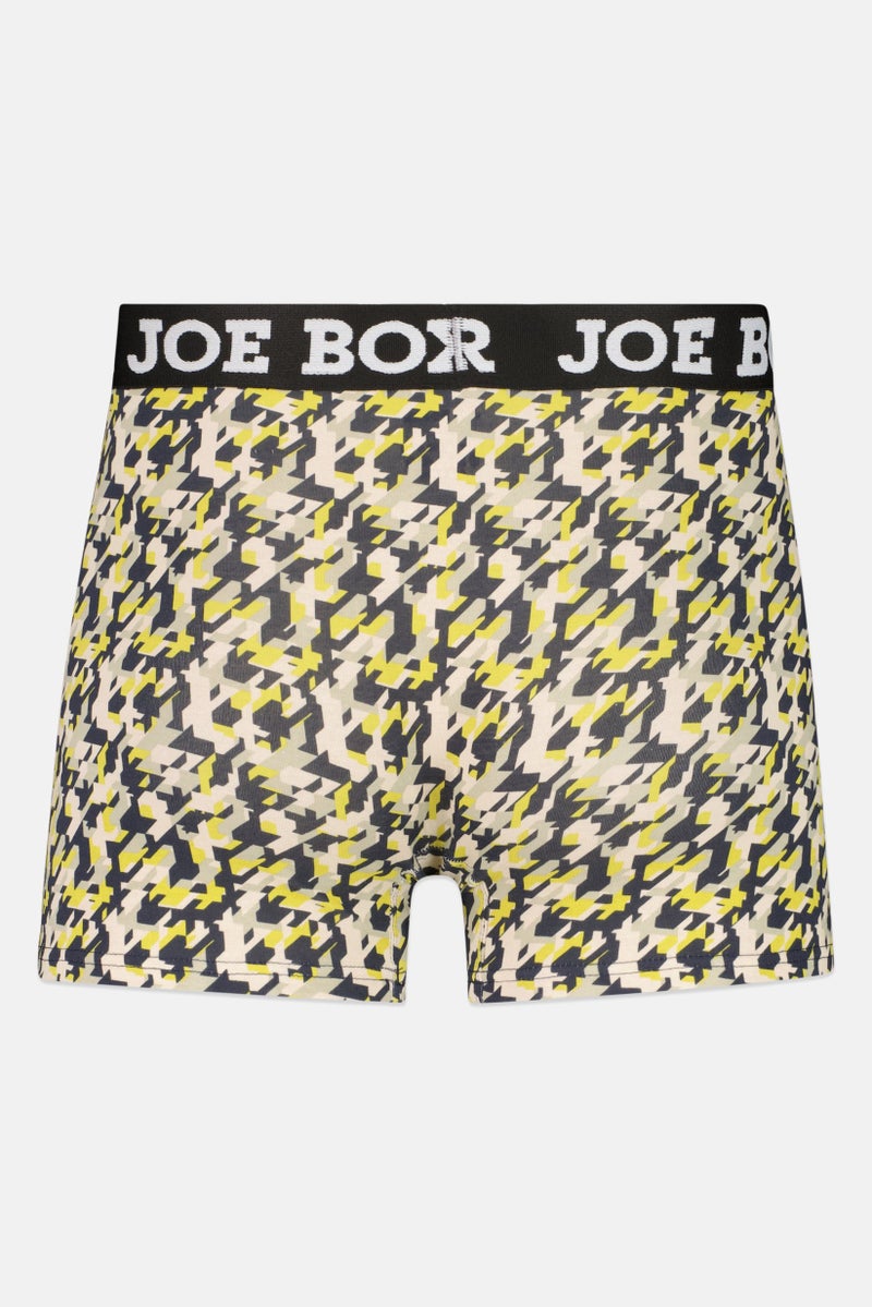 Joe Boxer Men 2 Piece Allover Print Boxer Briefs, Multicolor - Image 2