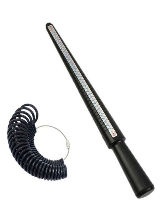 NIBEMINENT Ring Measuring Tool Black