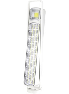 Solar Rechargeable LED Lantern with BuiltIn Solar Panel  Appliance with Charging Indicator and Portable Handle  Solar Lights  Up to 3 Hours Working Time  Best for Indoors and Hiking SEL-707 White