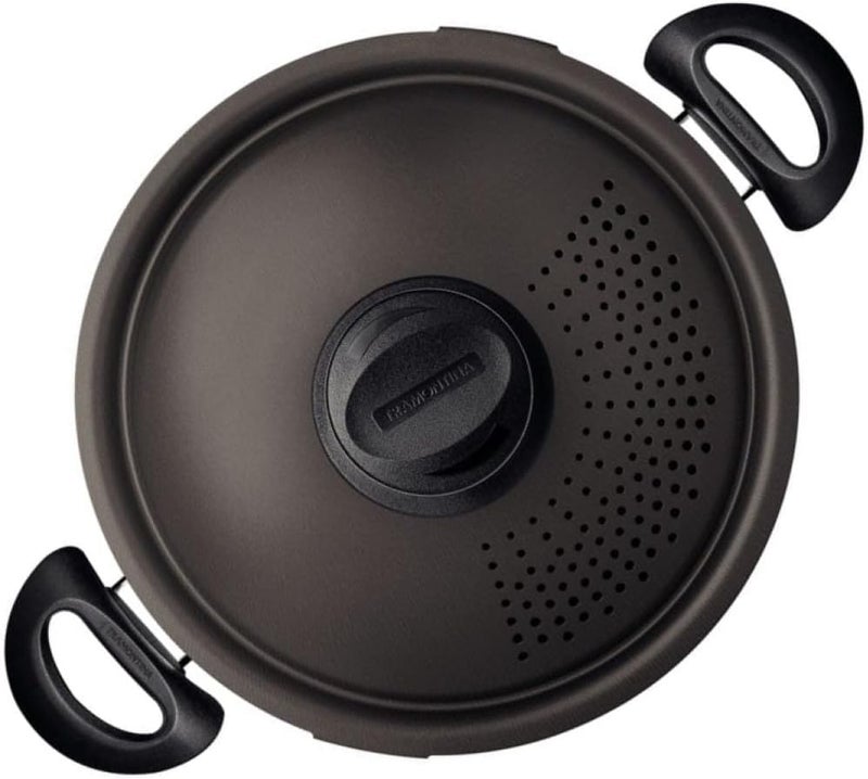 Tramontina Paris Aluminum Pasta Cooker with Starflon Max Nonstick Coating, 24 cm, 7.3 L - Image 2