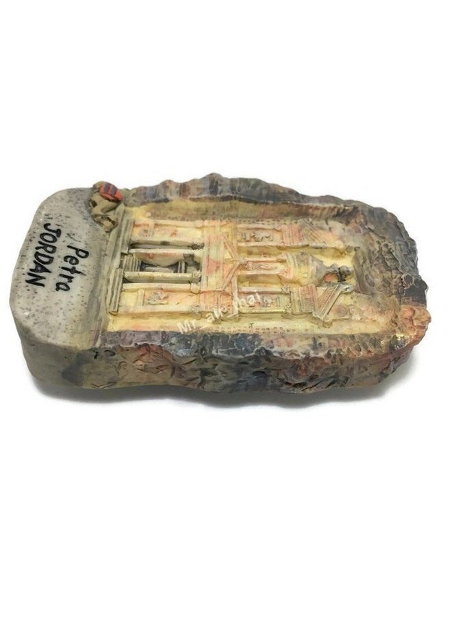 WitnyStore Tiny Petra Archaeological City, Jordan Western Asia Tourist Attractions Resin Refrigerator Magnet Traveler Souvenir Gift Memento 3D Fridge Magnets - Image 2