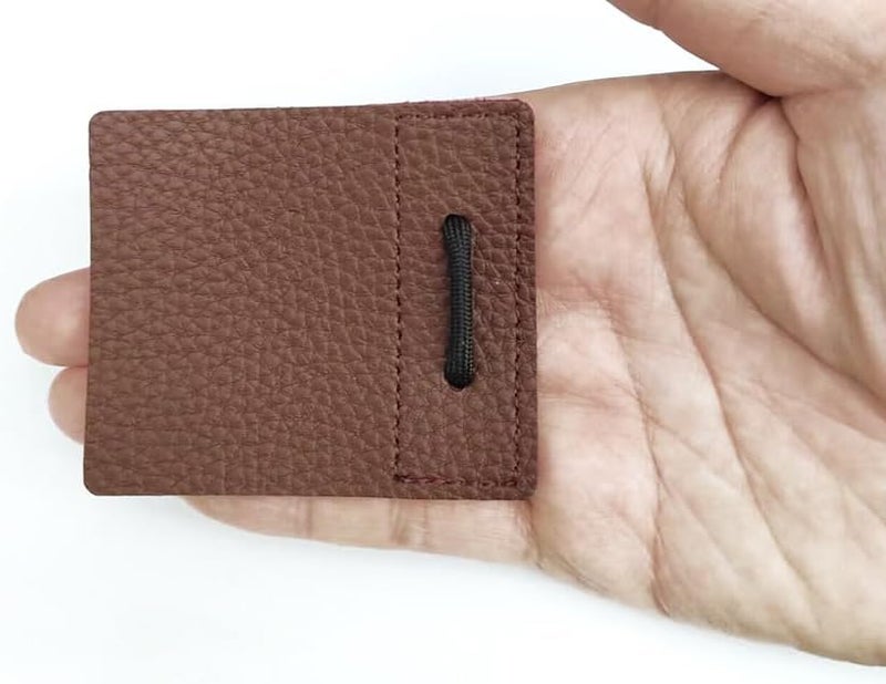Windfulogo Cow Leather Archery Finger Tab Long Bow Hand Protector for Right Hand - Image 5