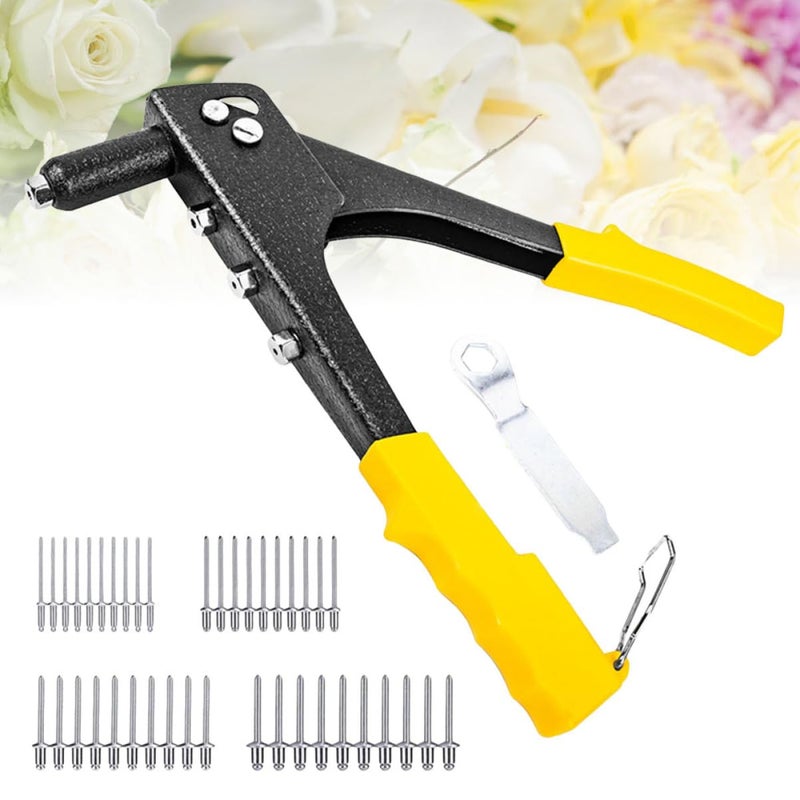 Hand Riveting Tool Kit with Slip Handle and Rivets for DIY Projects - Image 4