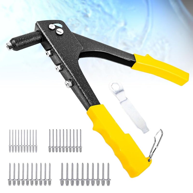 Hand Riveting Tool Kit with Slip Handle and Rivets for DIY Projects - Image 5