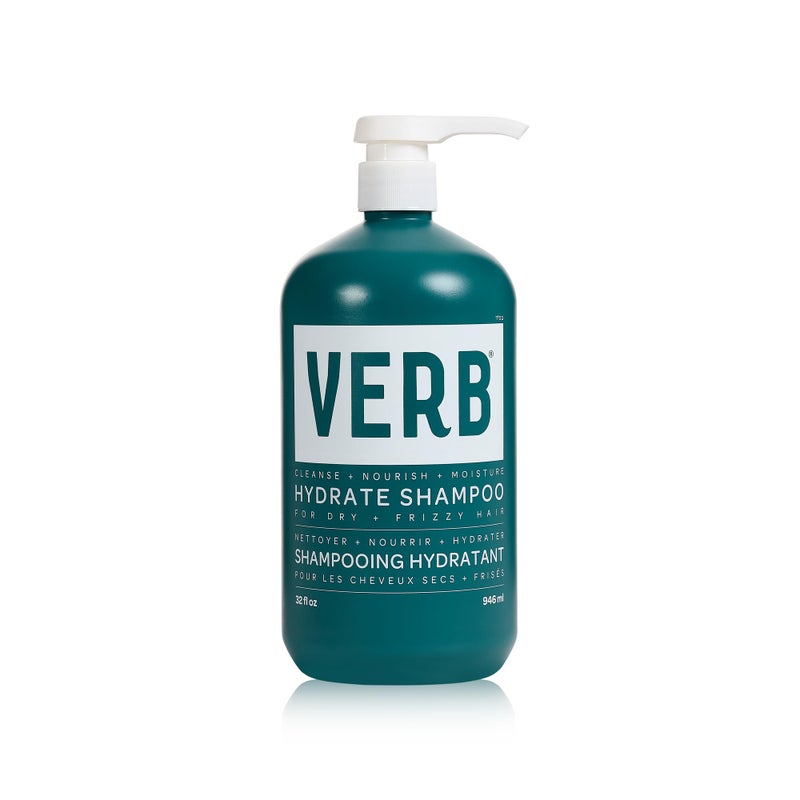 VERB Hydrate Shampoo Cleanses Dry and Frizzy Hair to Reduce Frizz and Add Moisture to Hair 32 oz