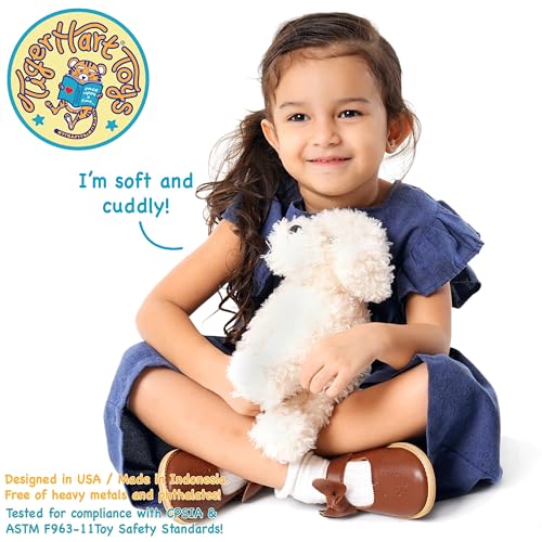 TigerHart Luka The Labradoodle - 12 Inch Stuffed Animal Plush Poodle Dog - Image 3