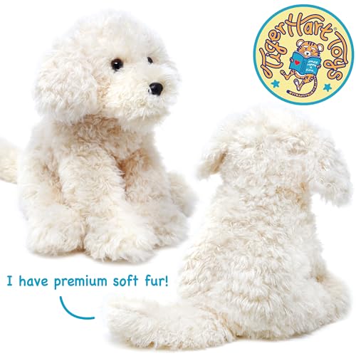TigerHart Luka The Labradoodle - 12 Inch Stuffed Animal Plush Poodle Dog - Image 5