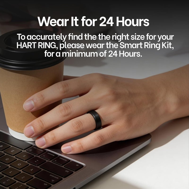 FITTR HART Sizing Kit I Confirm Size Before You Buy I Choose from Sizes 6-13 and 3 Colours | Sizing Guide for Premium Smart Ring | Premium Gifts for Men & Women - Image 4