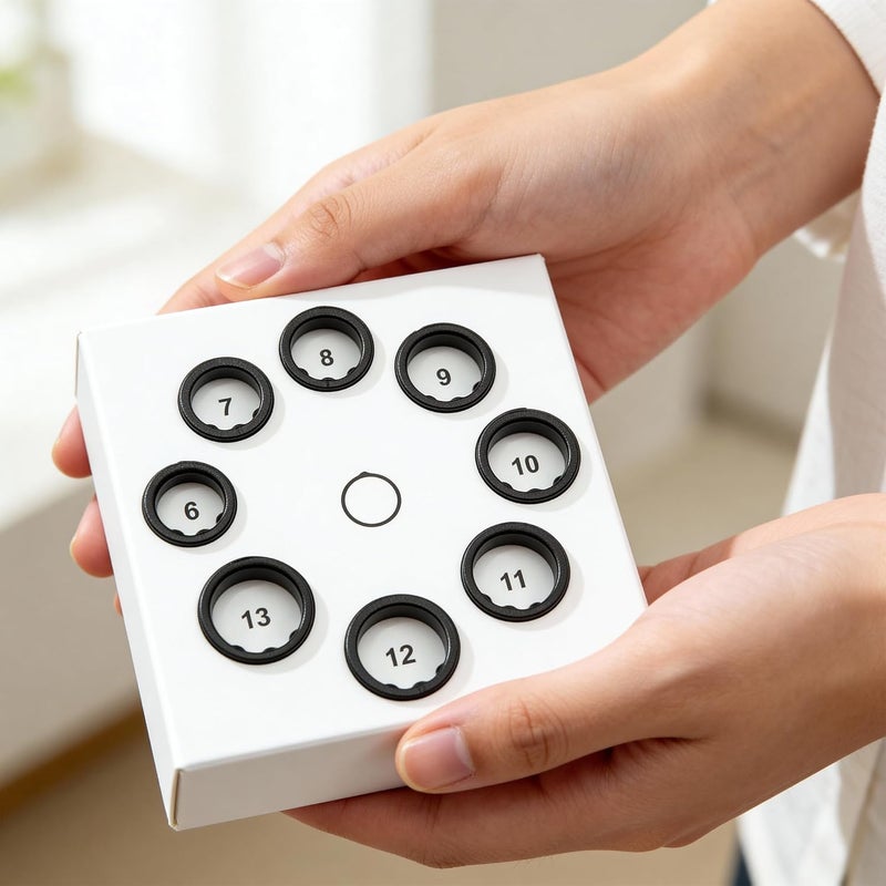 FITTR HART Sizing Kit I Confirm Size Before You Buy I Choose from Sizes 6-13 and 3 Colours | Sizing Guide for Premium Smart Ring | Premium Gifts for Men & Women - Image 5