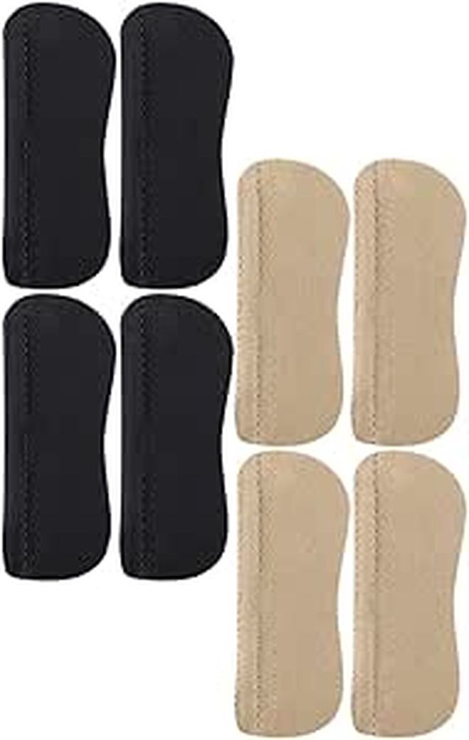 Self Adhesive Invisible Heel Pads 8 Pairs Anti Blister Cushions For Loose Shoes Men Women - Image 1