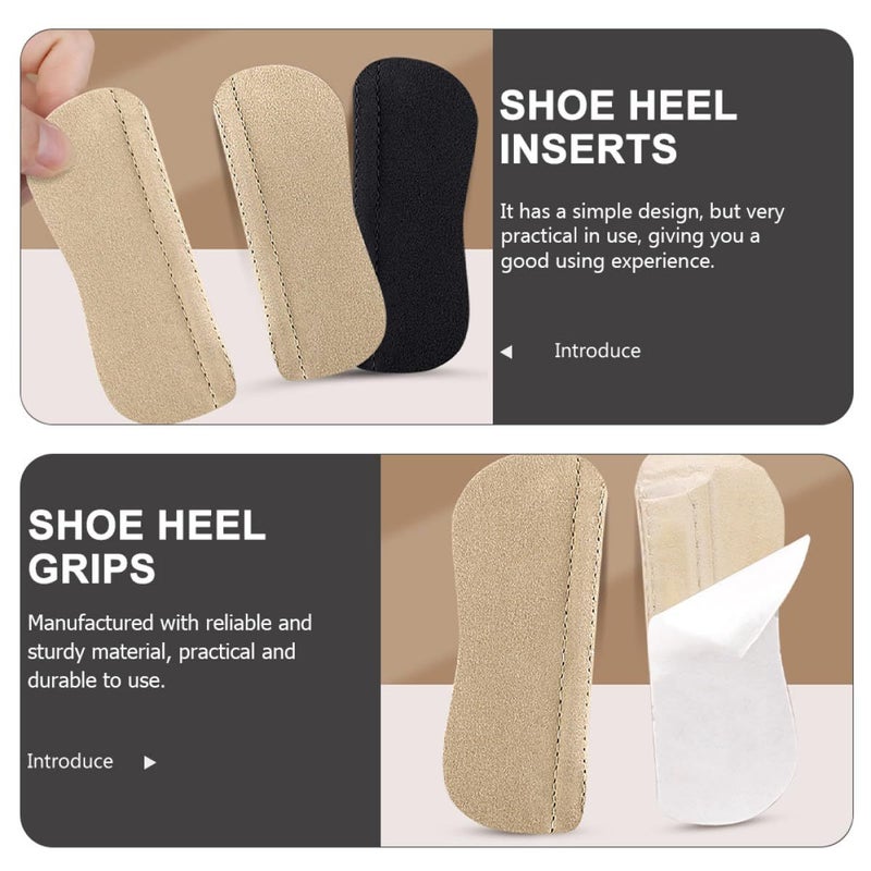 Self Adhesive Invisible Heel Pads 8 Pairs Anti Blister Cushions For Loose Shoes Men Women - Image 4