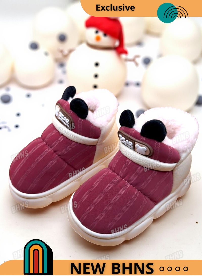 BHNS Winter boots for children - Warm winter boots for children | Light and comfortable for walking - Children's shoes - Children's winter boots - Children's boots - Winter shoes for school - Suitable for girls - for boys - girls - boys - Image 1