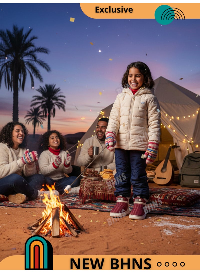 BHNS Winter boots for children - Warm winter boots for children | Light and comfortable for walking - Children's shoes - Children's winter boots - Children's boots - Winter shoes for school - Suitable for girls - for boys - girls - boys - Image 5