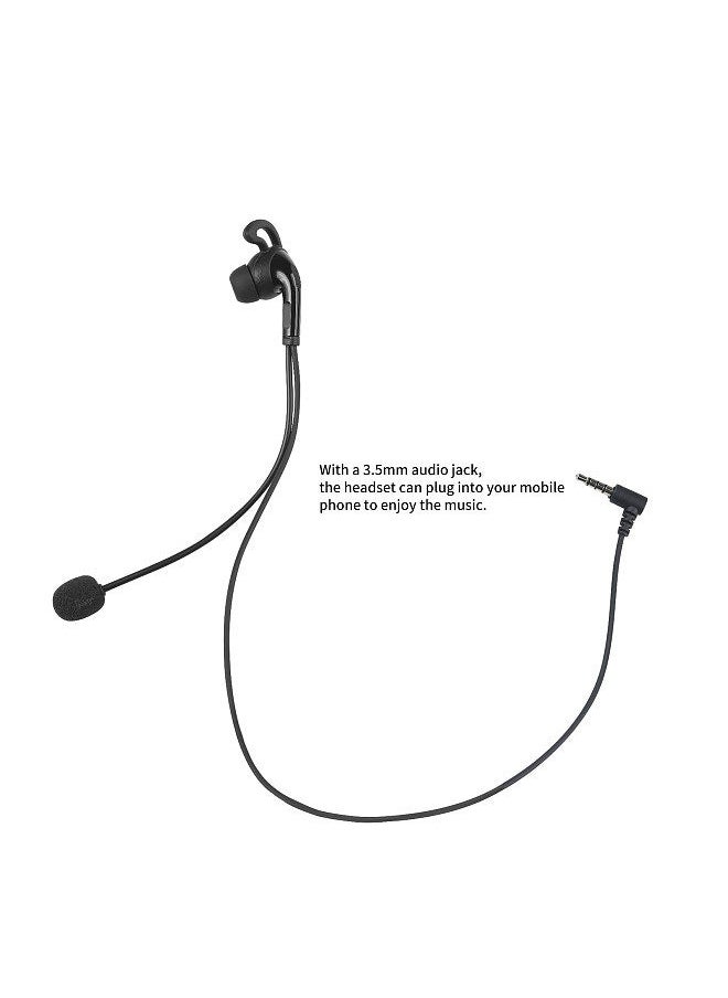 Generic - EJEAS  Referee Headset, In-Ear Headphone with Microphone Replacement for V6 Pro/ V6C/ V4 Plus/ V4C Plus/ FBIM Intercom - Image 1