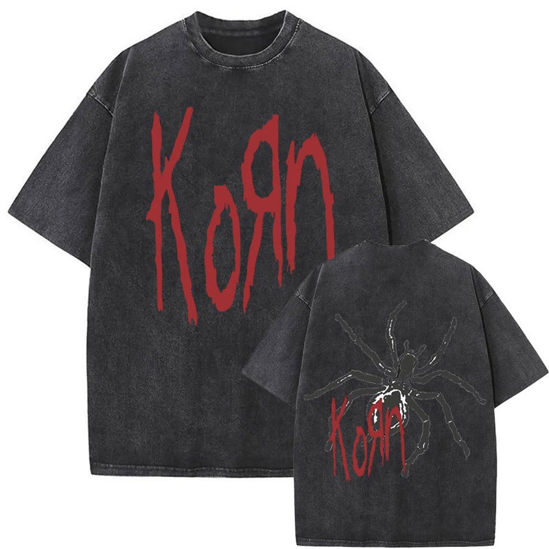 Vintagekornbandmetalnewprintnurockalternativewashed - Image 5