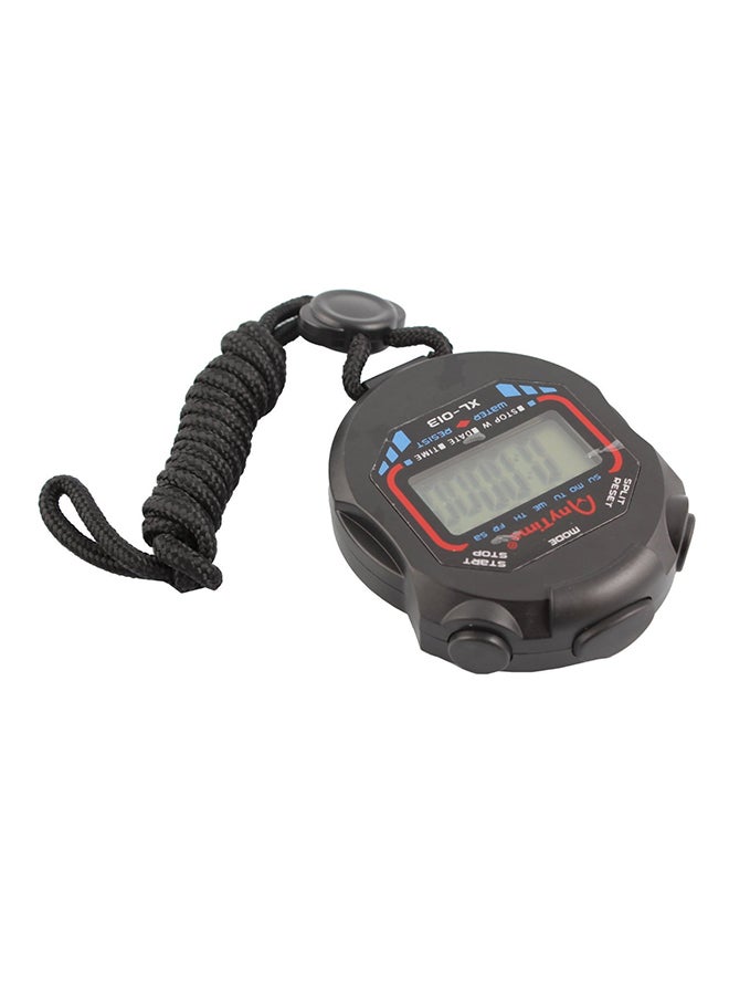 Aknur Multi-Function Handheld Electronic Digital LCD Stopwatch Black 17x16x3centimeter - Image 2