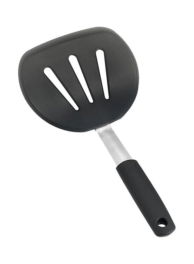 NIBEMINENT Silicone Flexible Pancake Turner Black 15.24x8.25x30.48cm - Image 1