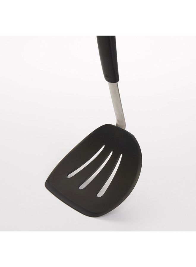 NIBEMINENT Silicone Flexible Pancake Turner Black 15.24x8.25x30.48cm - Image 2