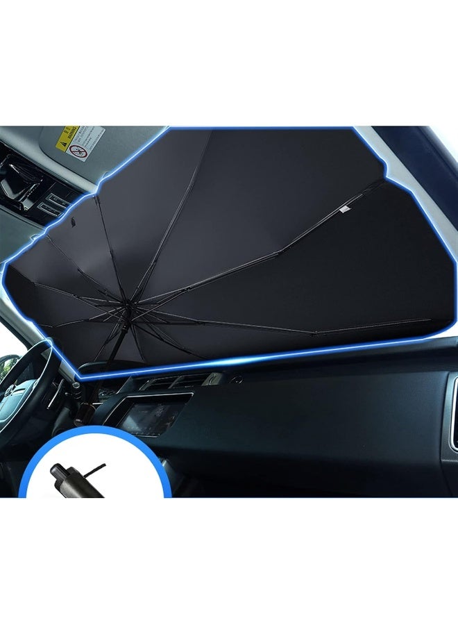 LACHUMU Car windshield sun shade umbrella car sun screen protector foldable sunshade parasol auto front window sun shade for covers car window auto windshield covers - Image 4