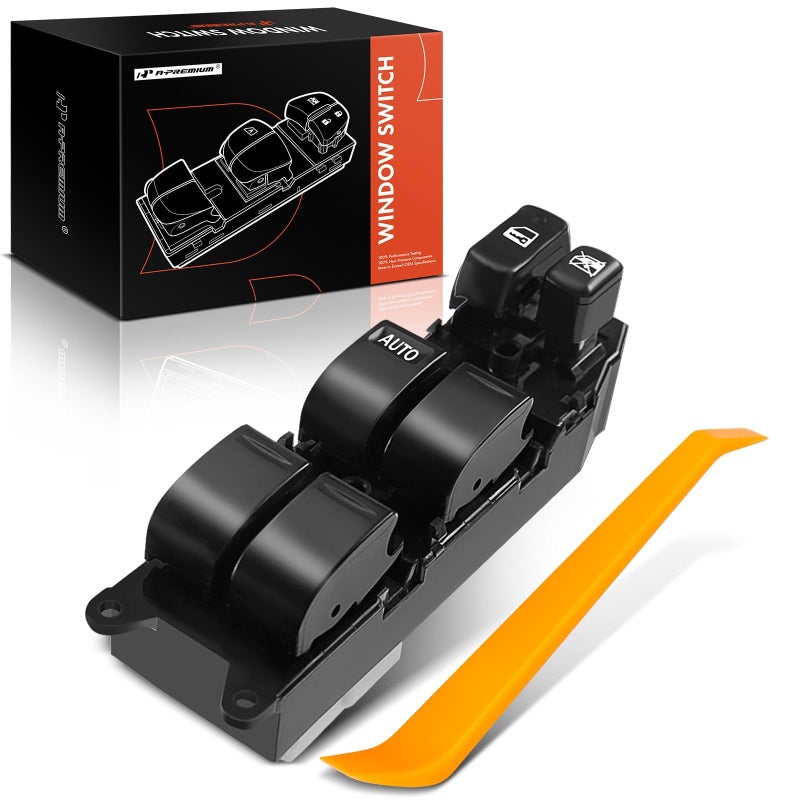 مفتاح نافذة الطاقة الرئيسي APremium 714 دبابيس متوافق مع تويوتا لاند كروزر 1998 1999 2000 2001 2002 V8 47L الجهة الأمامية اليسرى للسائق استبدال 8482060130