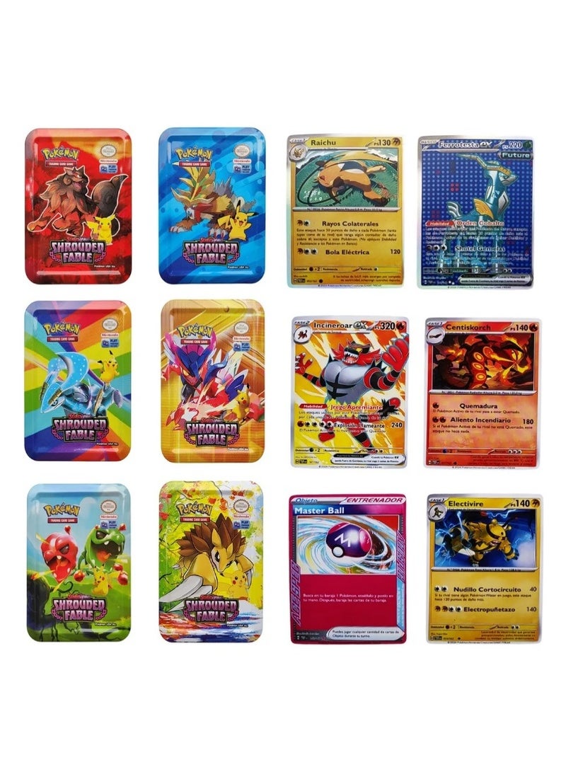 بوكيمون لعبة بطاقات بوكيمون التداولية - Pokémon TCG – Shrouded Fable - في علبة معدنية - Image 5