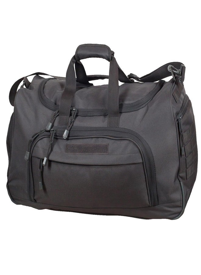 Miramrax Gym Bag Duffle Bags for Men Women with Shoes Compartment Sport Weekend Travel Overnight Carry On Bag for Tactical Military Travel Work Out Bags (2.0 Black) - Image 1
