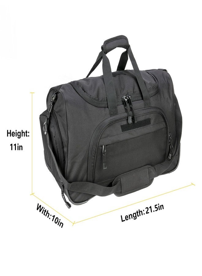 Miramrax Gym Bag Duffle Bags for Men Women with Shoes Compartment Sport Weekend Travel Overnight Carry On Bag for Tactical Military Travel Work Out Bags (2.0 Black) - Image 4