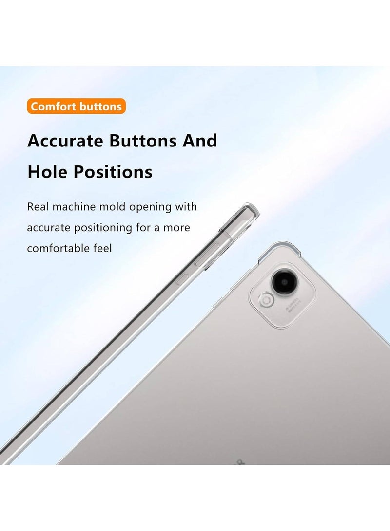 Case Compatible with Honor Pad X9A 11.5 2025 Cover,Advanced Airbag Drop Protection, Clear Soft Flexible Silicone TPU Shockproof Anti-Scratch, Anti Yellowing, Slim-Fit Tablet Cover - Image 4