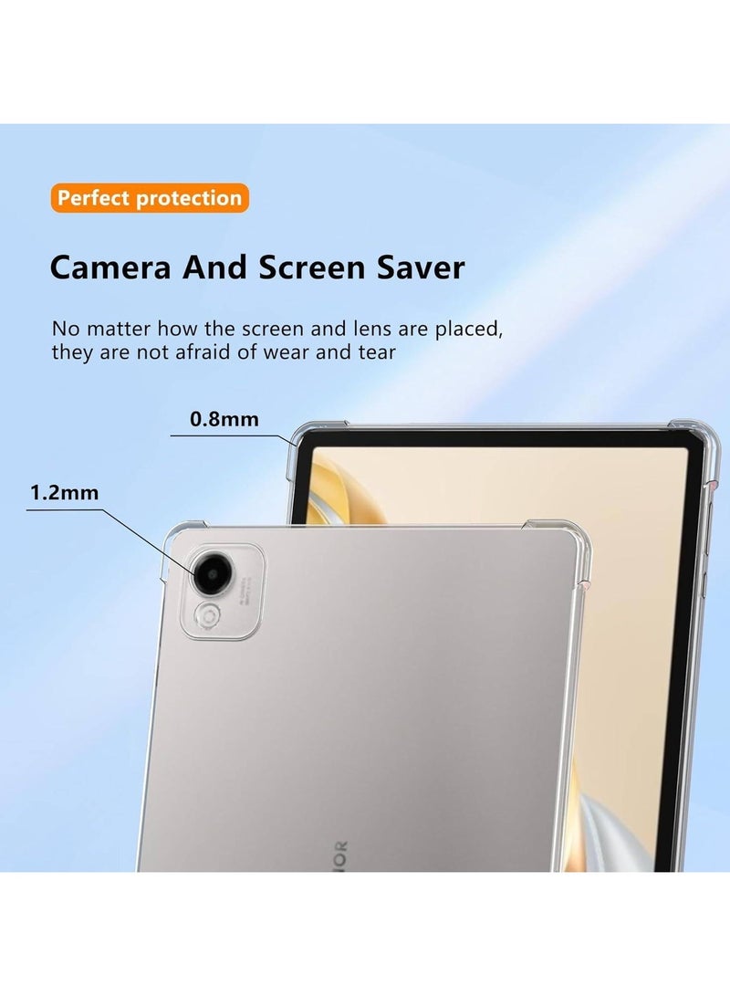 Case Compatible with Honor Pad X9A 11.5 2025 Cover,Advanced Airbag Drop Protection, Clear Soft Flexible Silicone TPU Shockproof Anti-Scratch, Anti Yellowing, Slim-Fit Tablet Cover - Image 3