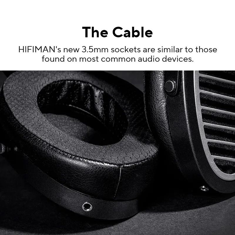 Hifiman Edition XS Full-Size Open-Back Planar Magnetic Hi-Fi Headphones with Invisible Magnets and Adjustable Headband, Black - Image 3
