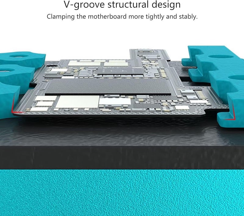 Universal PCB Holder Fixture Double Slot for Cellphone Motherboard IC Chip Soldering - Image 5