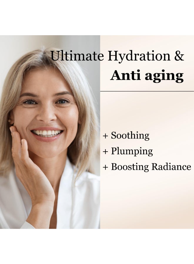 Mivida Deep Hydration Soothing Facial Serum with Hyaluronic CoQ10 Vitamin B Vitamin C Chamomile Face Serum for Sensitive Skin NonGreasy 1floz - Image 4
