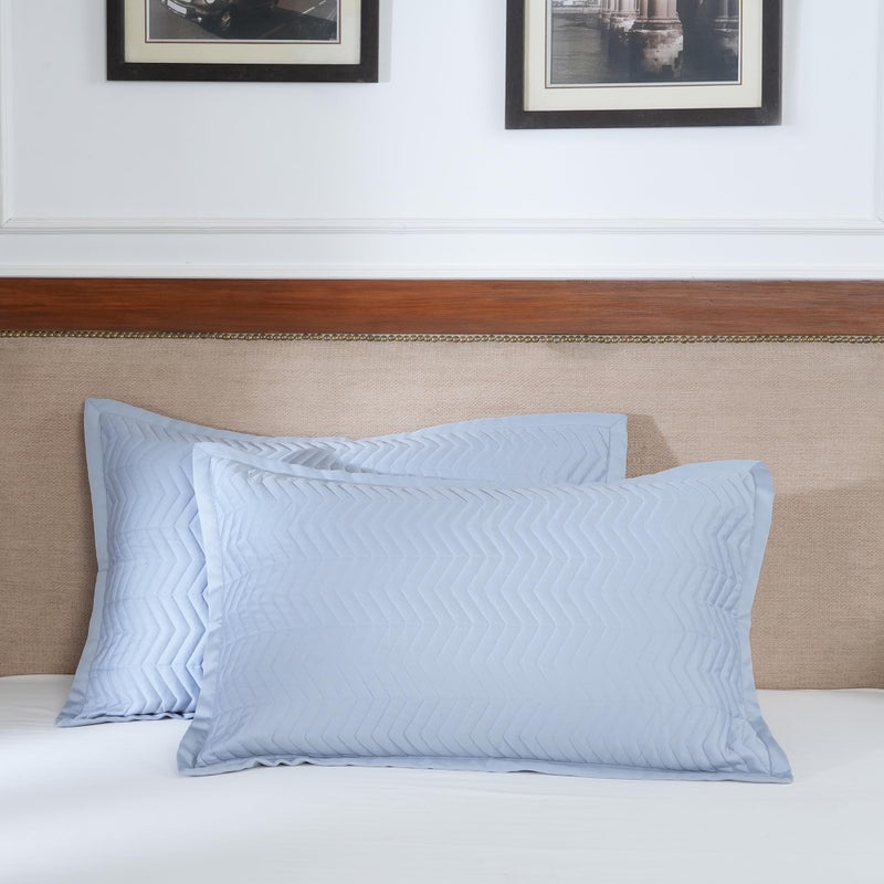 Maspar Colorart Penelope Plein Air Quilted Standard Pillow Sham Set - Image 1