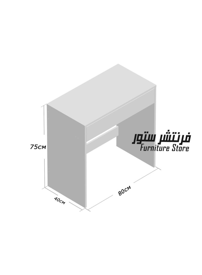 Furniture Store Modern desk, height 75 cm - width 80 cm - depth 40 cm, from Furniture Store.  - Image 5