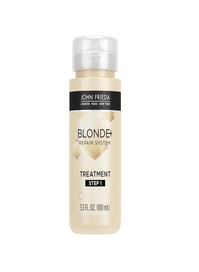 John Frieda Blonde+ Hair Repair Pre Shampoo, Treatment for Damaged Hair, 3.3 Oz - Image 1